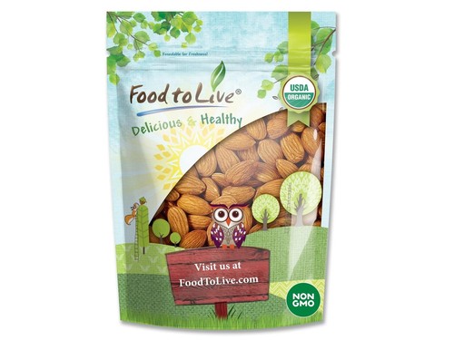 Organic imported raw almonds - organic,